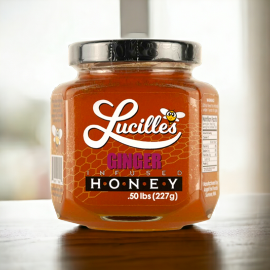 Lucille's Ginger infused honey.50lb