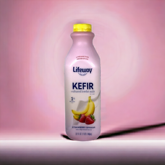 Kefir - Lifeway - Low-Fat Kefir - Banana/Strawberry - 32oz