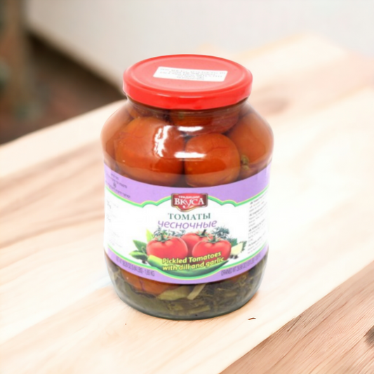 MD Trad.Vkusa - Pickled Tomatoes - w/ Garlic, 1.7L
