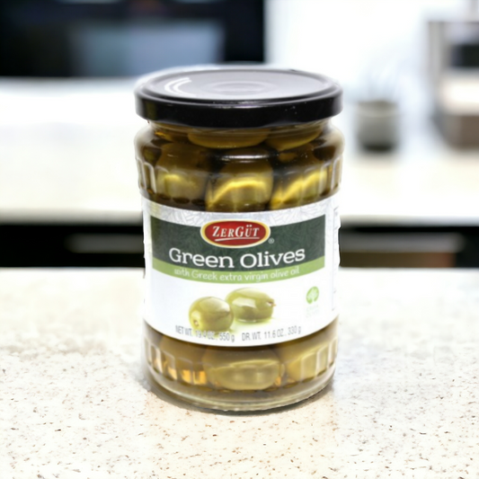 ZerGut - Olives - Glass - Green Greek, 19oz