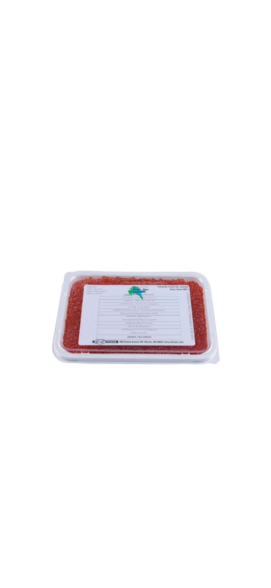 Pink Frozen Caviar - Pacific Star Seafoods - 1.1lb (500g)