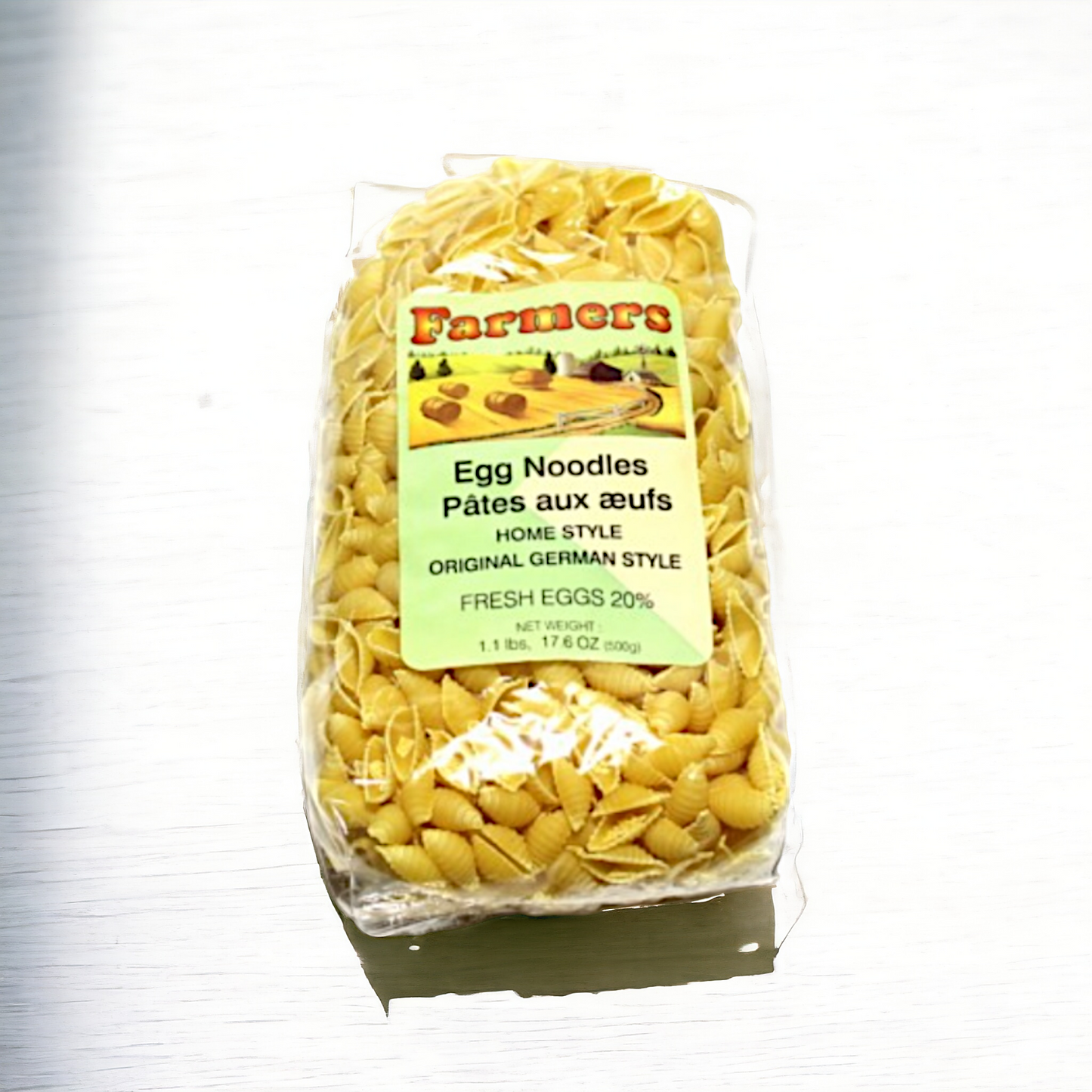 Farmers - Egg Noodles: Shells (Rakushki) - 500gr