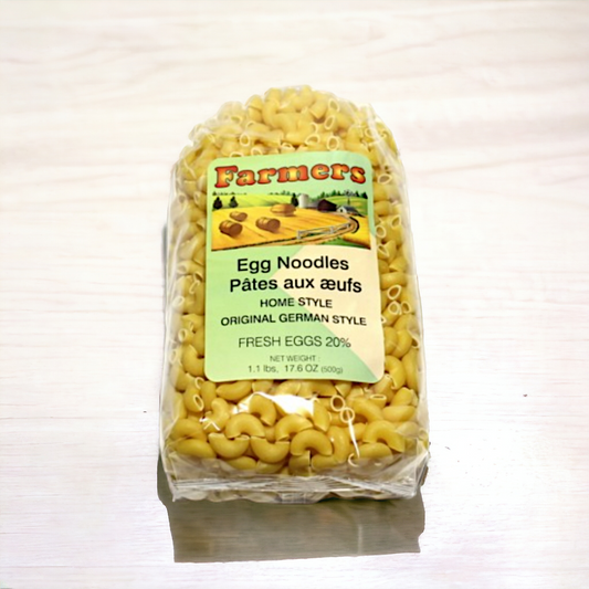 Farmers - Egg Noodles: Gomiti (Polokrugli Trubki) - 500gr