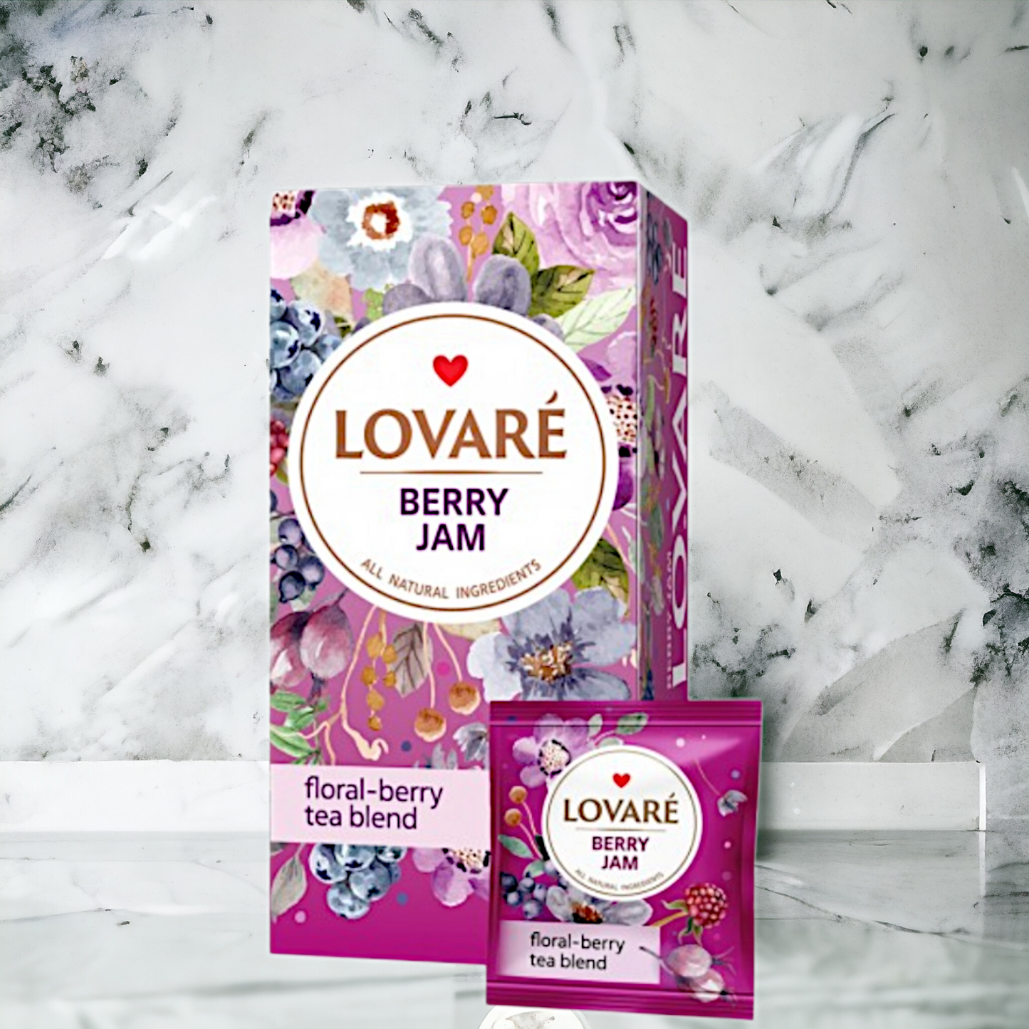 Lovare - Tea - Enveloped Teabags - Berry Jam
