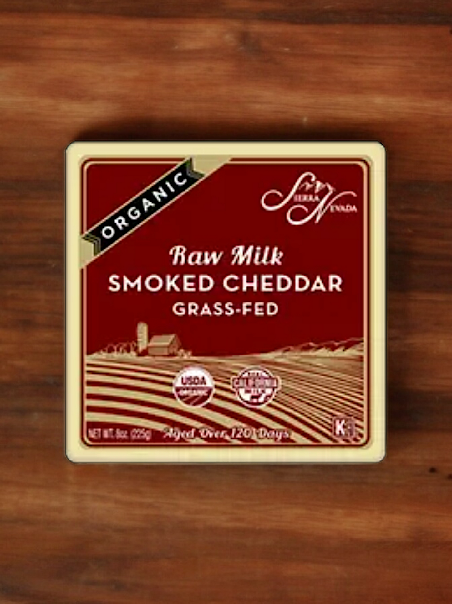 Raw milk smoked cheddar 8oz