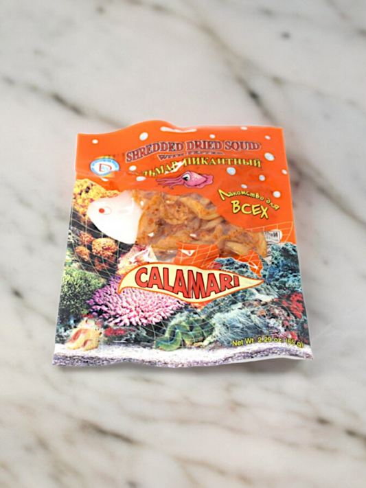 Delicious Dry Calamari Shredded (Picante) - 50g